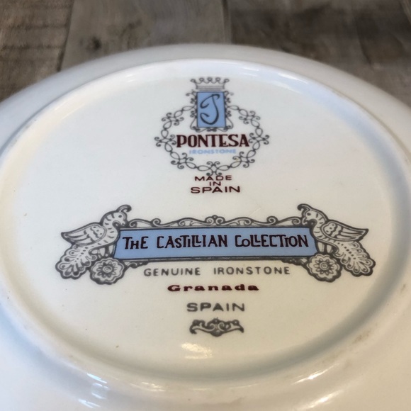 Pontesa Ironstone Castilian Collection Bowl - Picture 3 of 4